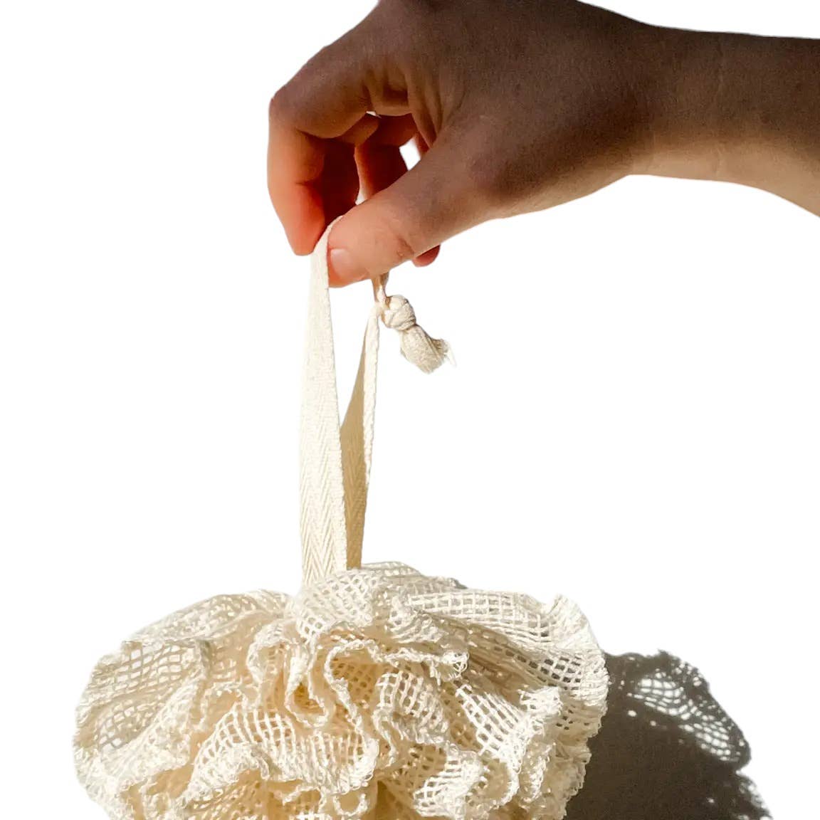 Organic Cotton Shower Pouf - Frequency Fillery