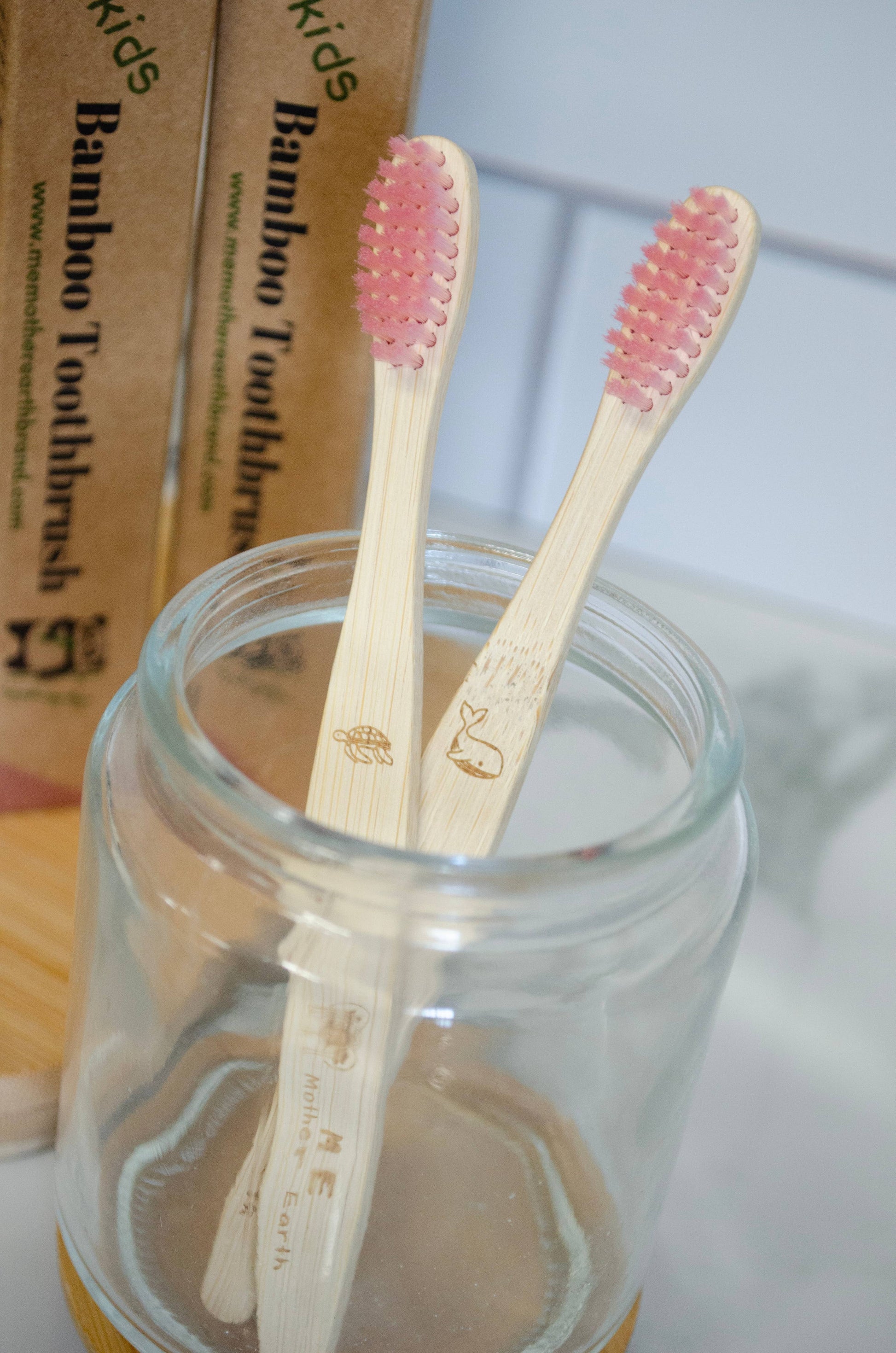 Bamboo Toothbrush for Kids - Compostable - Frequency Fillery
