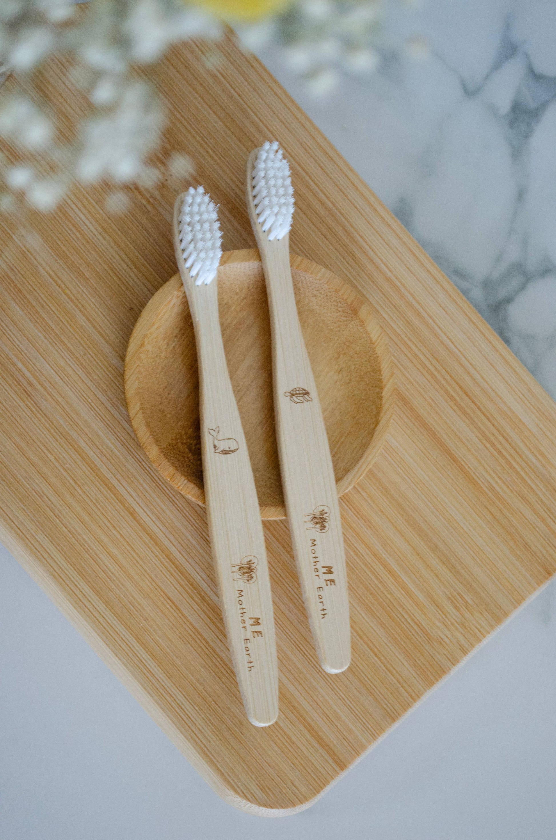 Bamboo Toothbrush for Kids - Compostable - Frequency Fillery