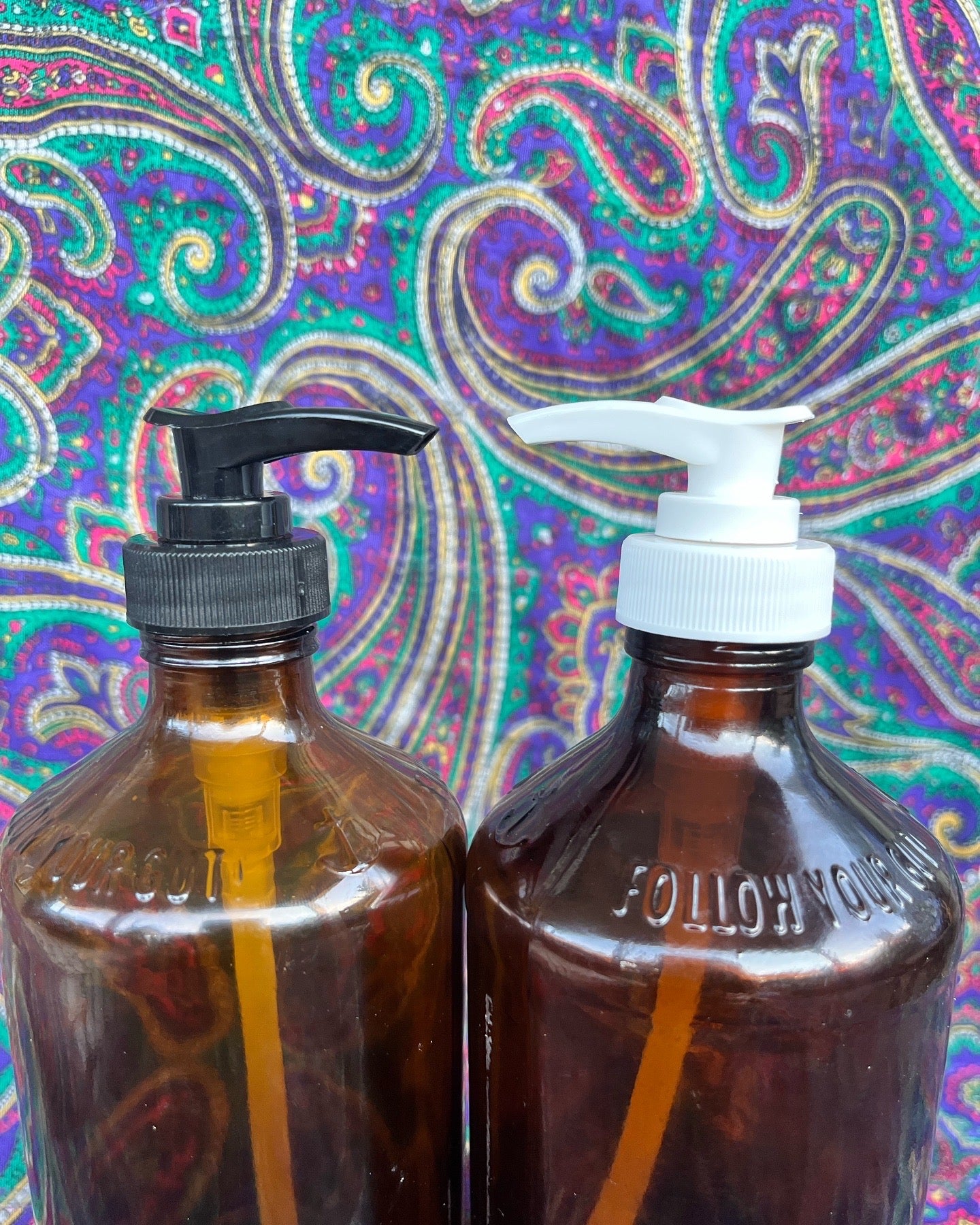 14 oz Amber Glass Bottle - Frequency Fillery