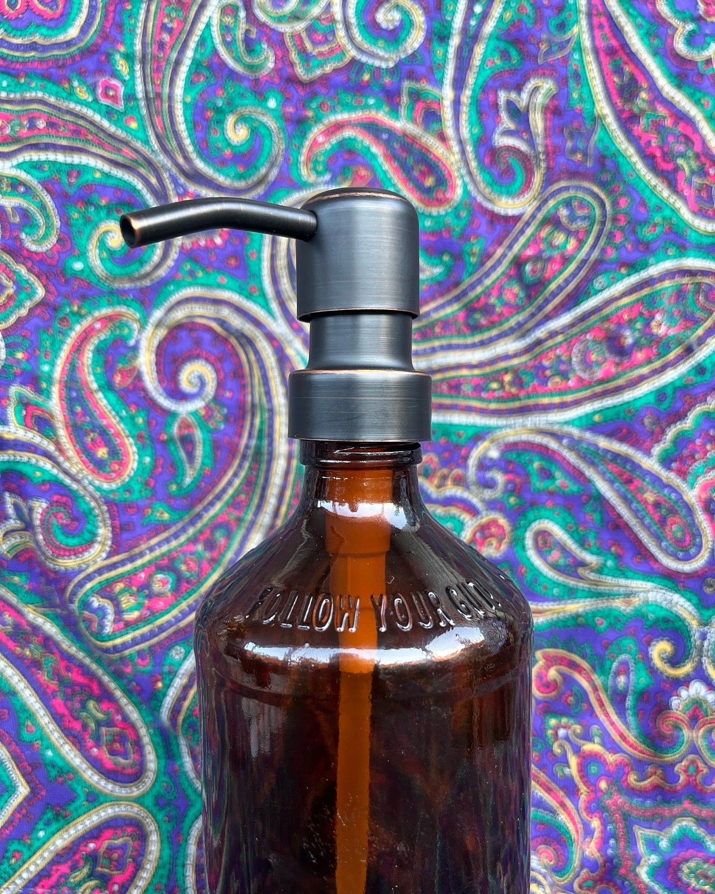 14 oz Amber Glass Bottle - Frequency Fillery