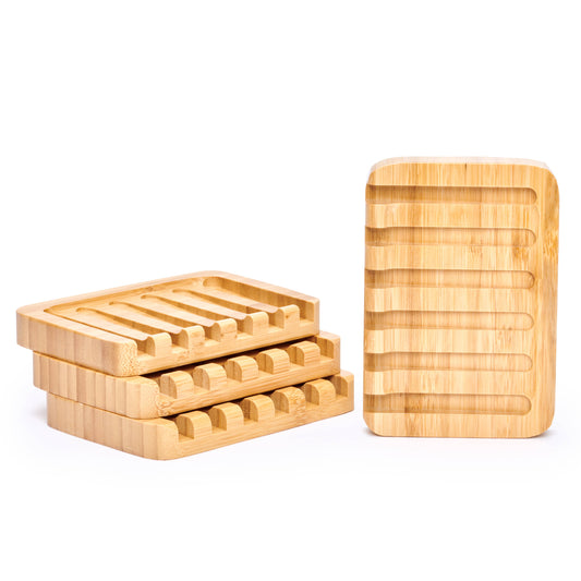 Bamboo Waterfall Self-Draining Soap Dish - Frequency Fillery