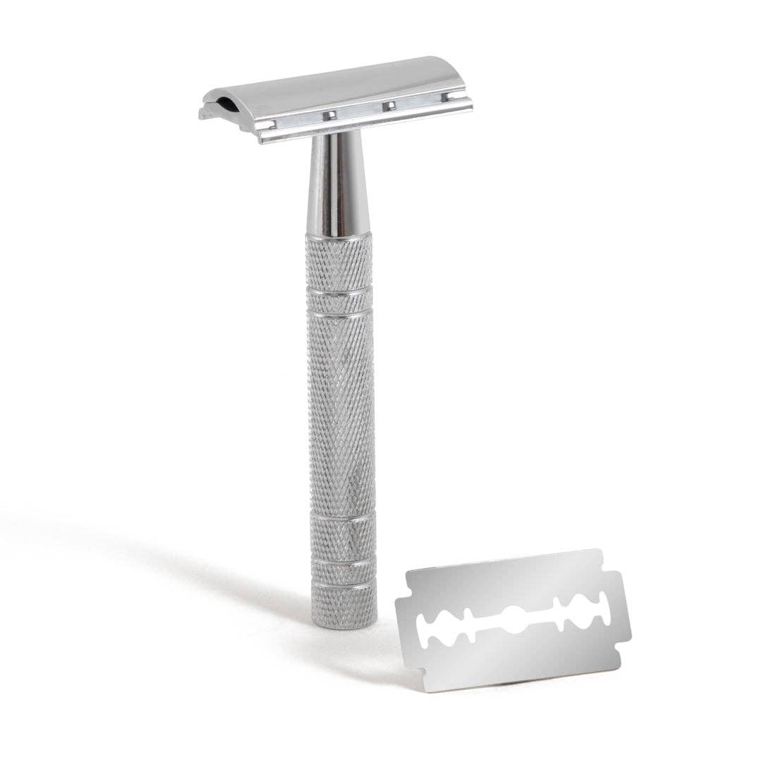 Metal Safety Razor (With 5 Blades) - Frequency Fillery