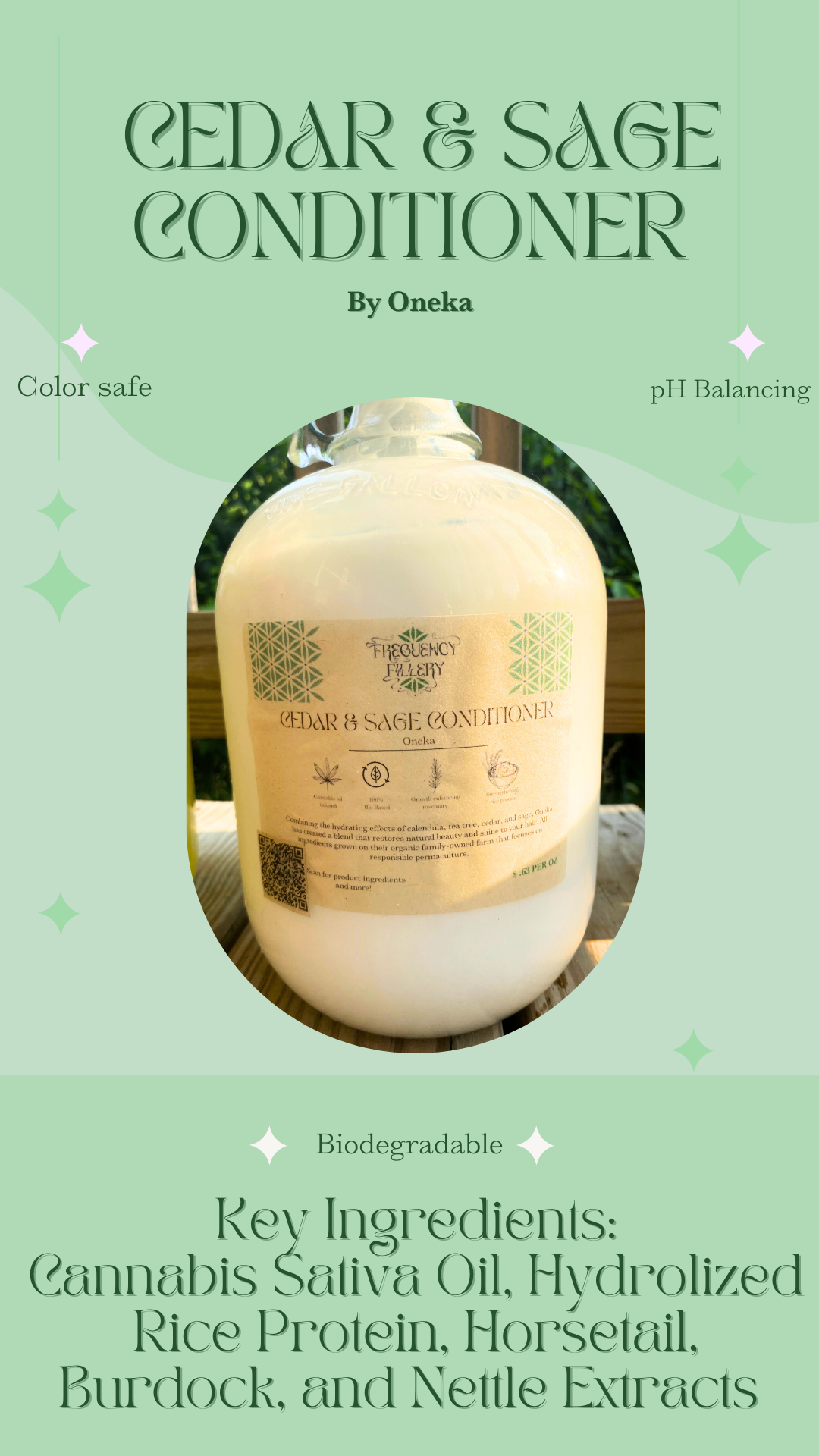 Cedar and Sage Conditioner - Frequency Fillery