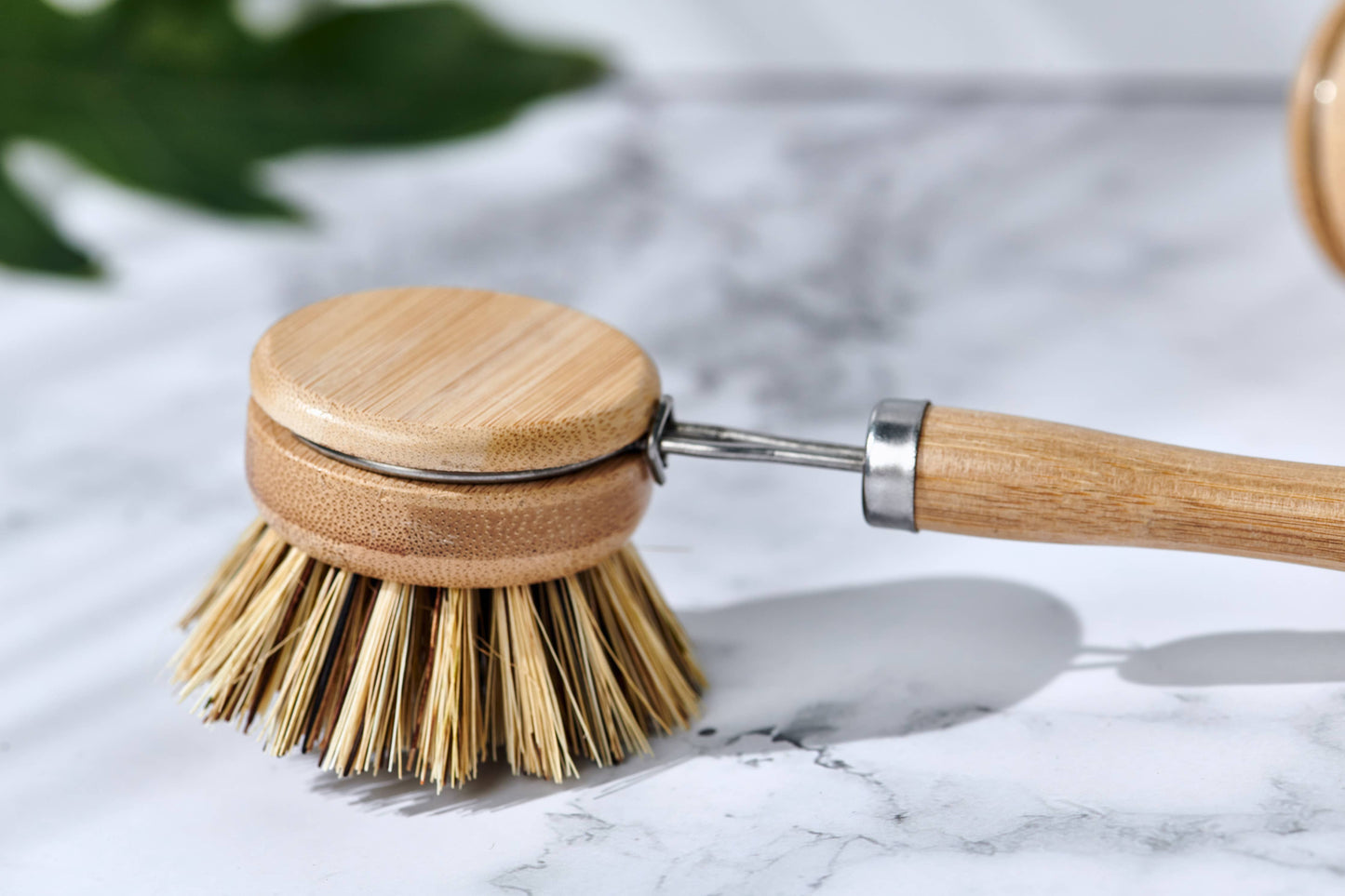 Long Handle Wood & Metal Dish Brush (Plastic Free) - Frequency Fillery