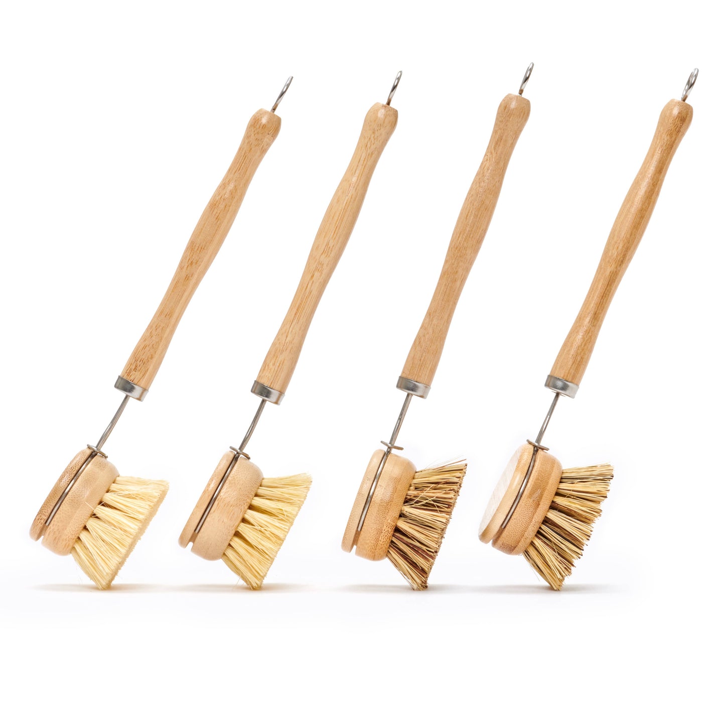 Long Handle Wood & Metal Dish Brush (Plastic Free) - Frequency Fillery