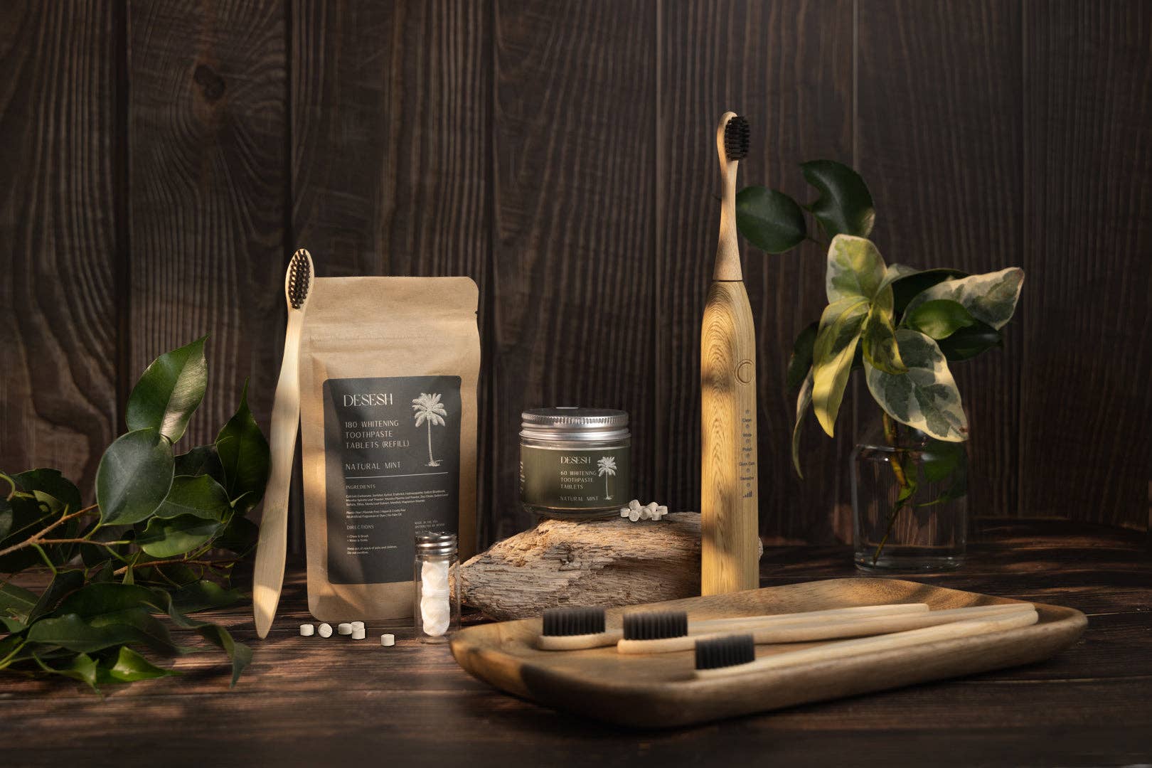 Bamboo Dental Floss Bundle (Glass Jar + 2 Refills) - Frequency Fillery