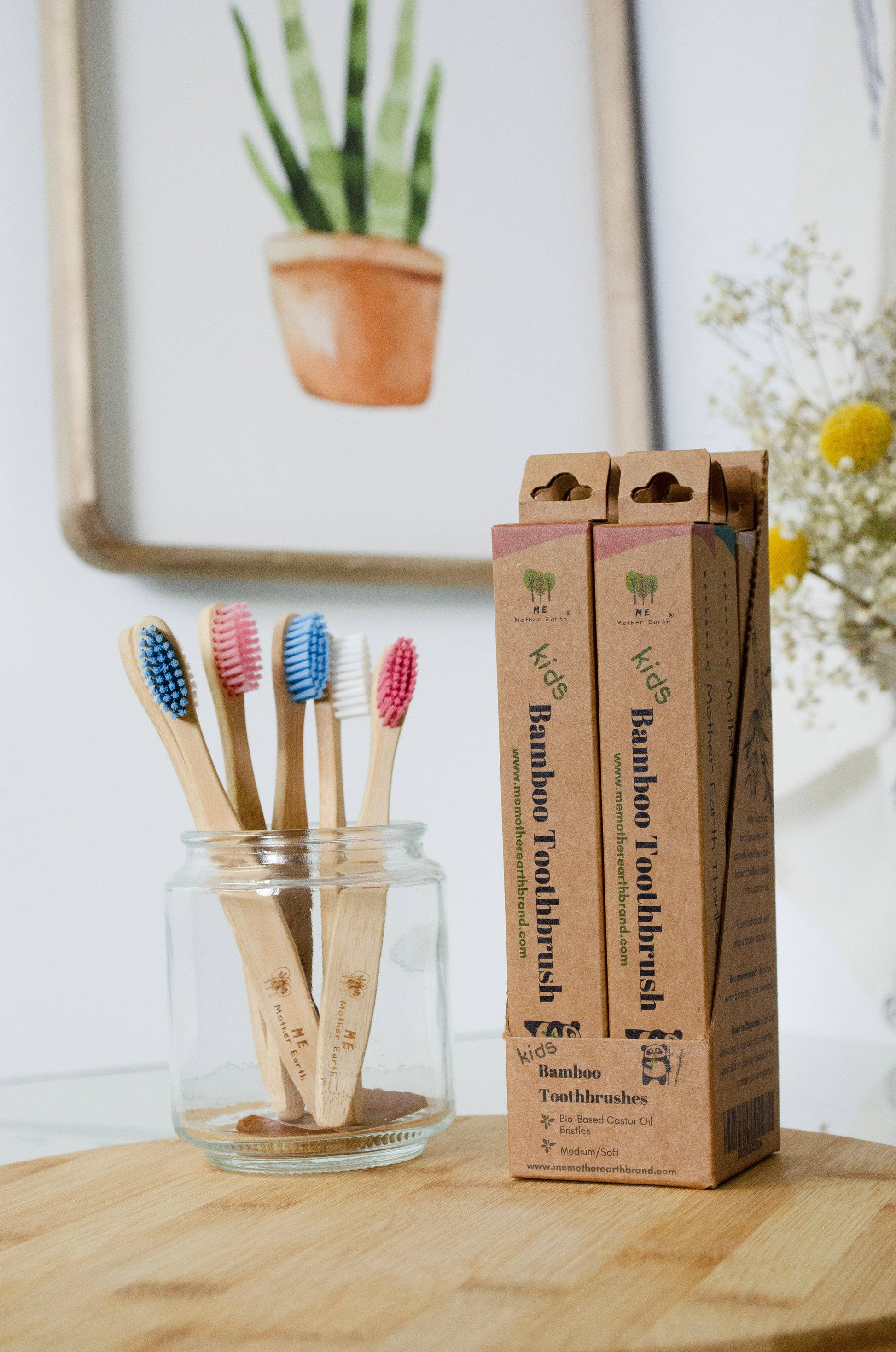 Bamboo Toothbrush for Kids - Compostable - Frequency Fillery