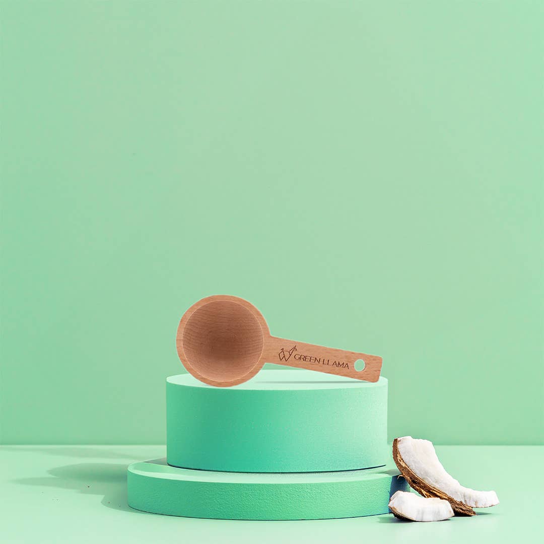 Wooden Tablespoon Scoop for Laundry Powder - Frequency Fillery