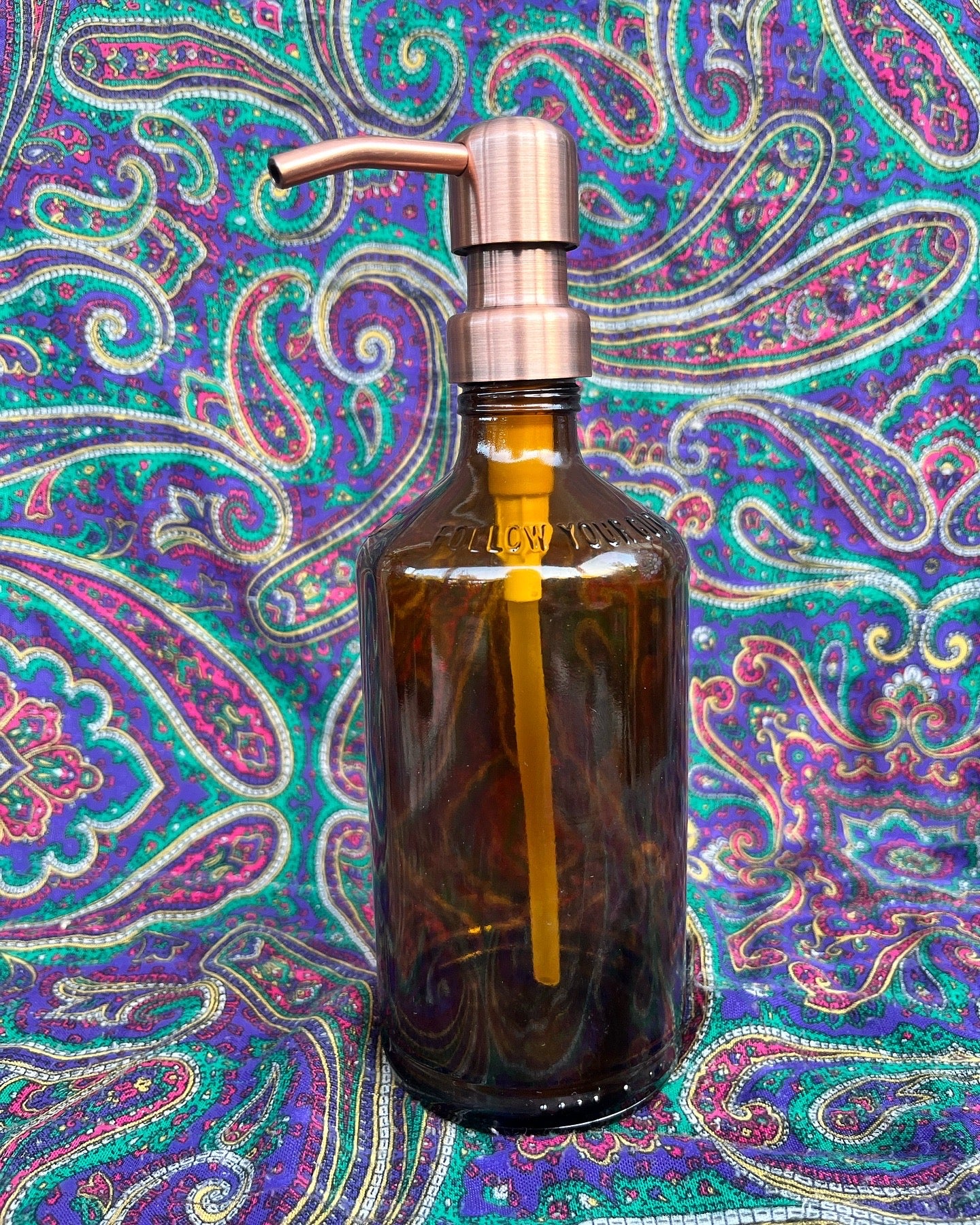 14 oz Amber Glass Bottle - Frequency Fillery