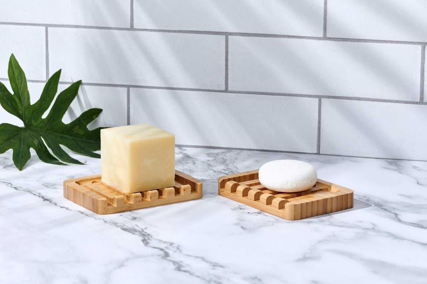 Bamboo Waterfall Self-Draining Soap Dish - Frequency Fillery