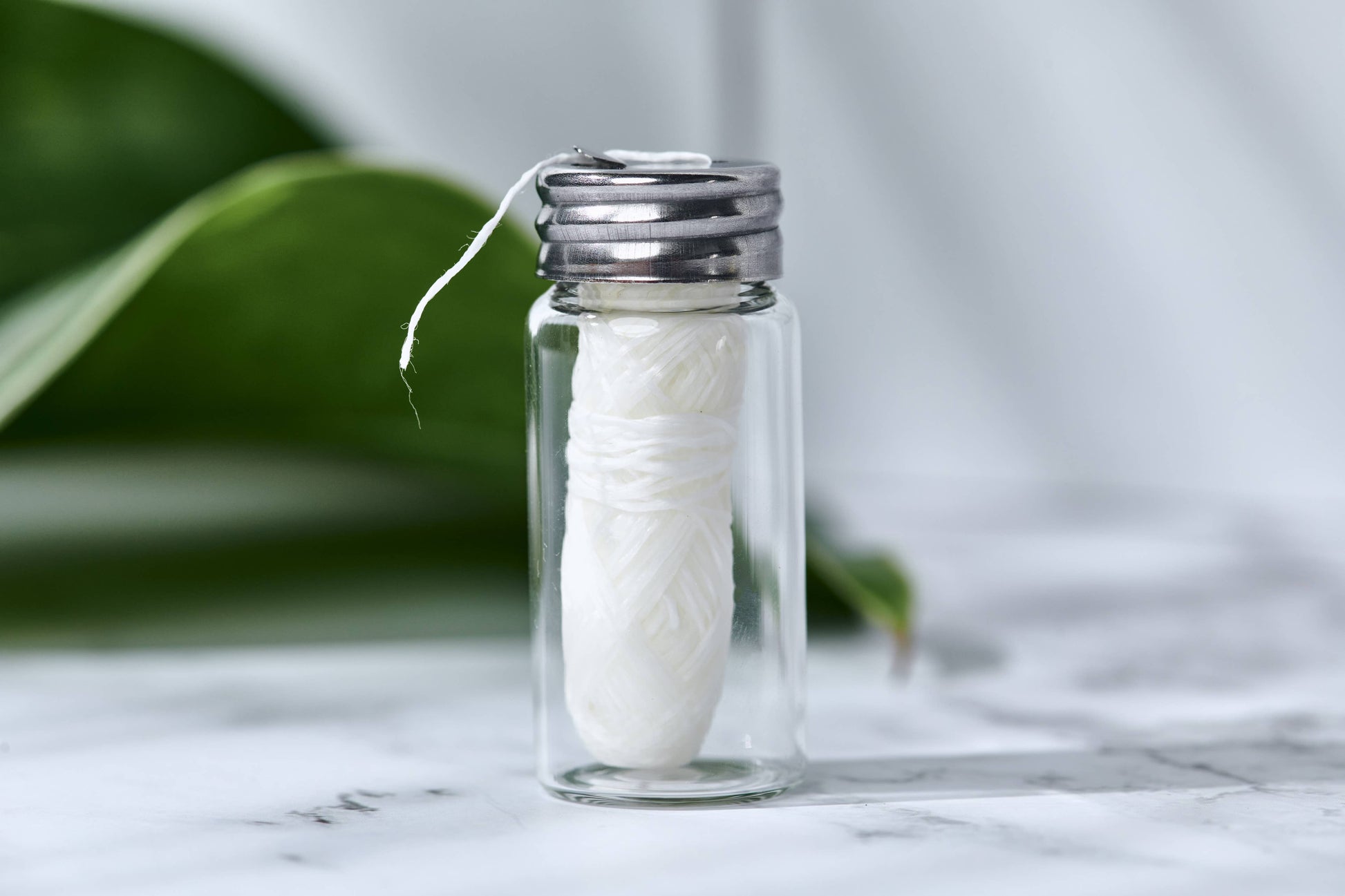 Bamboo Dental Floss Bundle (Glass Jar + 2 Refills) - Frequency Fillery
