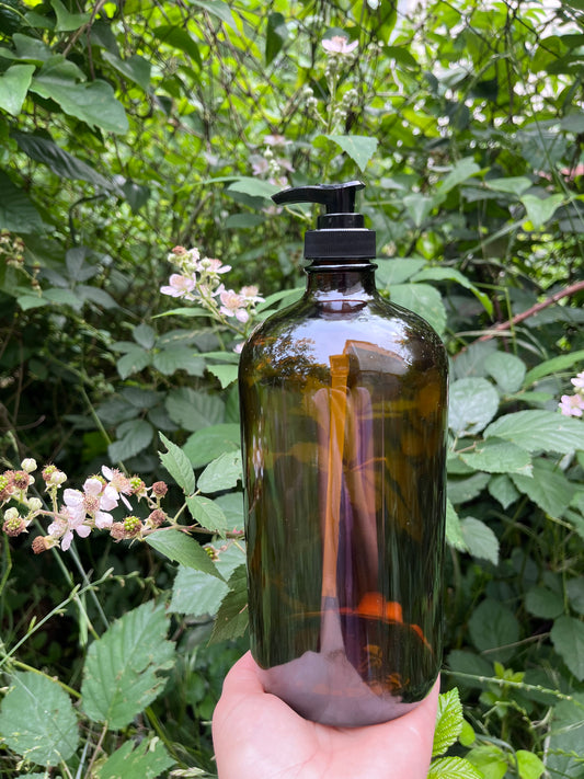 32 oz amber bottle - Frequency Fillery