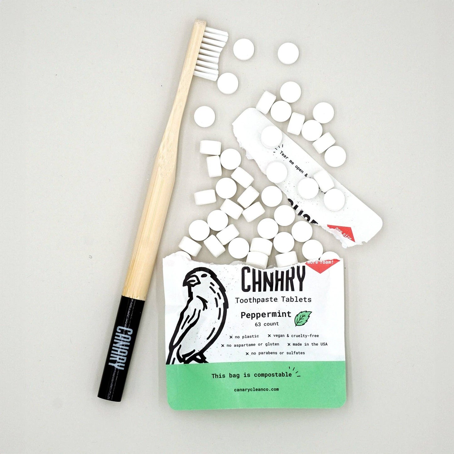 Peppermint Toothpaste Tablets Prefill